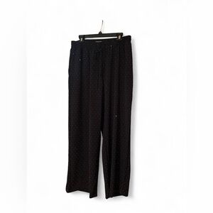 Black Sabrina Lauren wide leg pants with sparkles